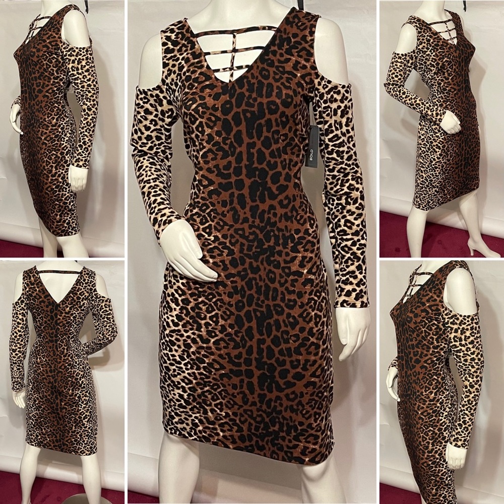 Bold Elements Leopard Bodycon Dress - Picture 6 of 6